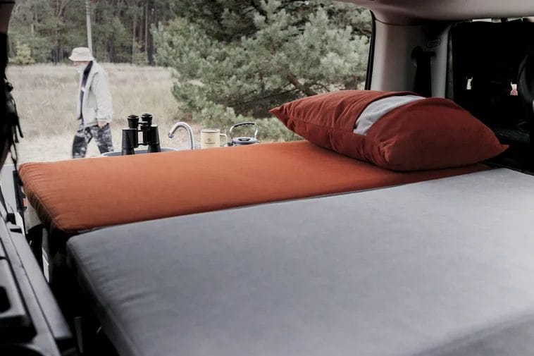 Liegefläche in einem Campervan